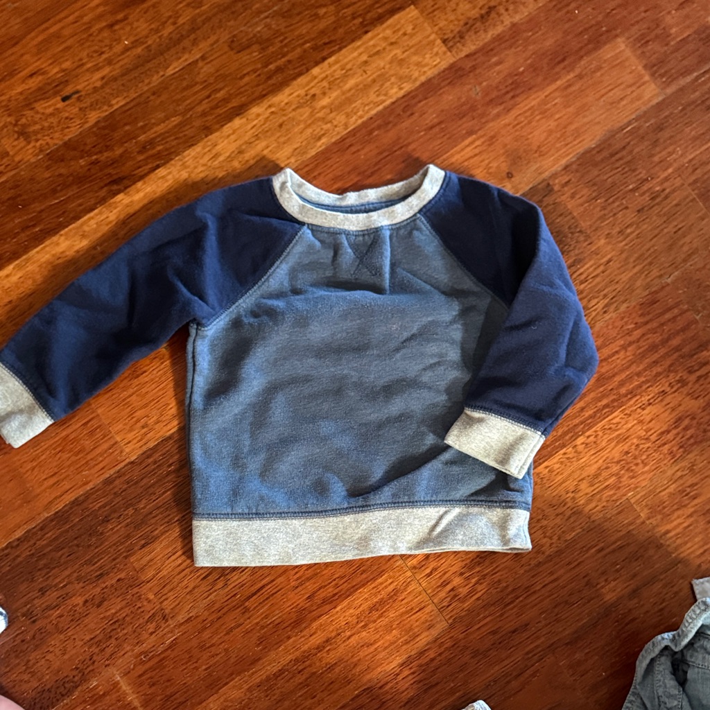 Circo Navy And Gray Kids Sweatshirt
